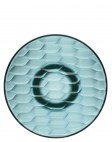 Вешалка настенная Jelly (голубая) диаметр 19см