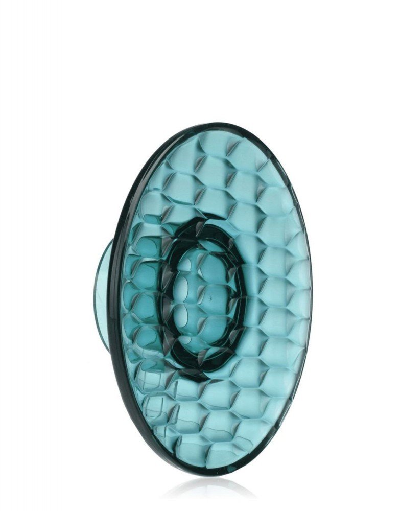 Вешалка настенная Jelly (голубая) диаметр 19см