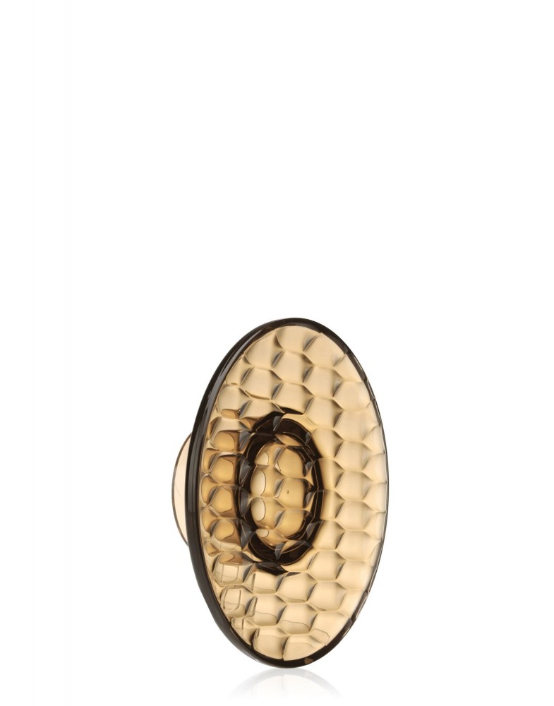Вешалка настенная Jelly (янтарная) диаметр 13см
