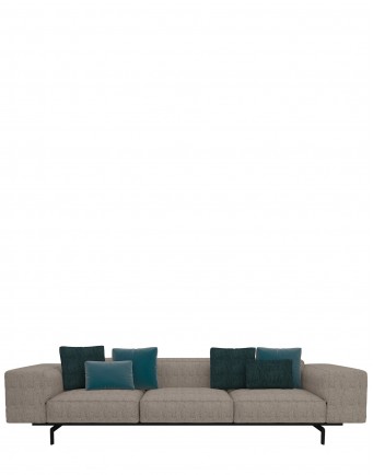 Диван Largo (бежевый) трехсекционный