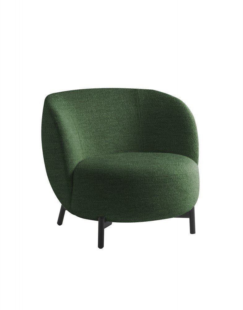 Кресло Lunam (зеленое) меланж Antibes