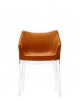 Кресло Madame (оранжевое/кристалл)