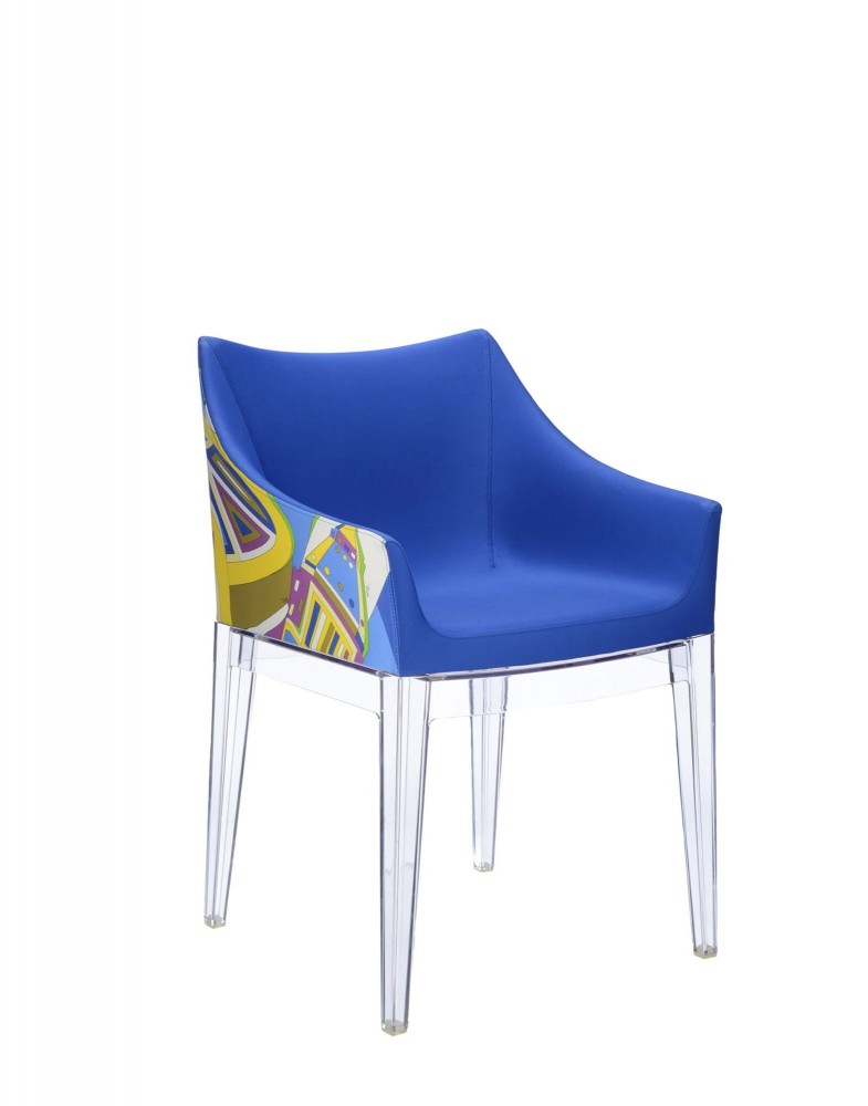 Кресло Madame (синее/кристалл)