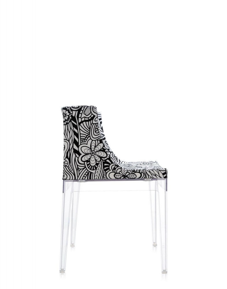 Кресло Mademoiselle (кристалл/серое) в ткани Missoni