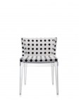 Кресло Mademoiselle (кристалл/белое) в ткани Moschino