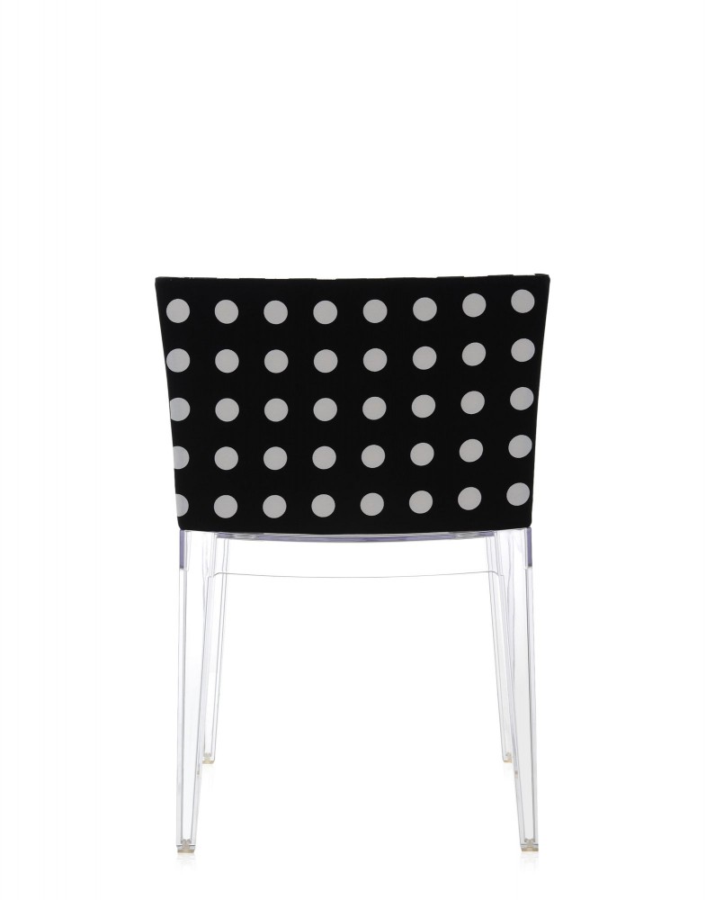 Кресло Mademoiselle (кристалл/черное) в ткани Moschino