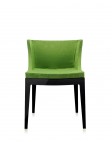 Кресло Mademoiselle (черное/зеленое) в ткани Moschino