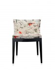 Кресло Mademoiselle (черное/бежевое) в ткани Moschino