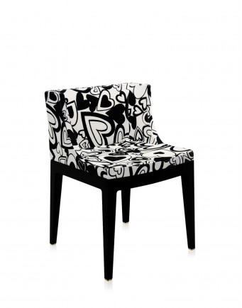 Кресло Mademoiselle (черное) в ткани Moschino Кресло Mademoiselle (черное) в ткани Moschino