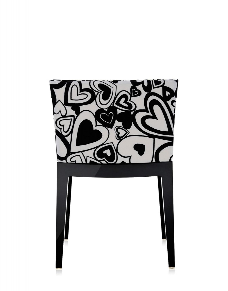 Кресло Mademoiselle (черное) в ткани Moschino