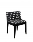 Кресло Mademoiselle (черное) в ткани Moschino