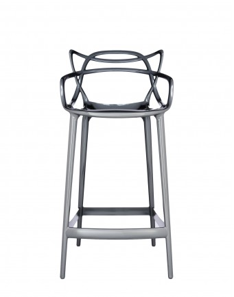 Стул барный Masters металлизированный (титан) высота сидения 65см