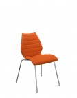Стул Maui Soft (оранжевый) в ткани Trevira Стул Maui Soft (оранжевый) в ткани Trevira