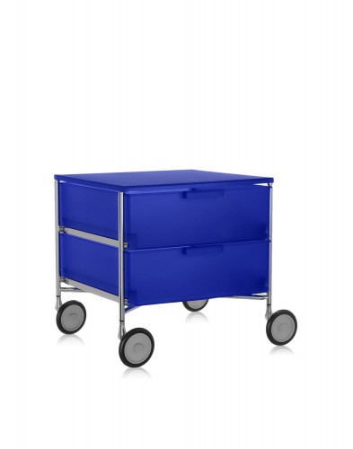 Контейнер Mobil на колесах (синий) с двумя ящиками Контейнер Mobil на колесах (синий) с двумя ящиками