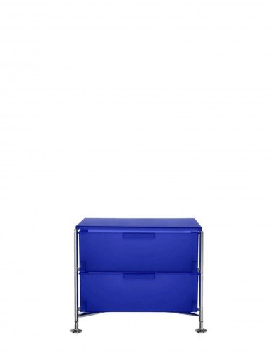 Контейнер Mobil на ножках (синий) с двумя ящиками