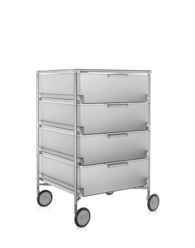 Контейнер Mobil на колесах (белый) с четырьмя ящиками Контейнер Mobil на колесах (белый) с четырьмя ящиками