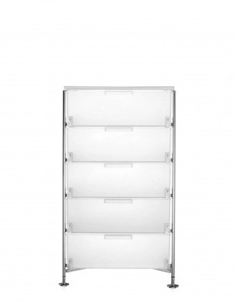 Контейнер Mobil на ножках (белый) с пятью ящиками Контейнер Mobil на ножках (белый) с пятью ящиками