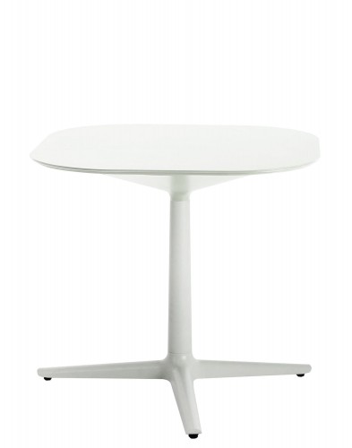 Стол Multiplo (белый) 78х78см, треногое основание