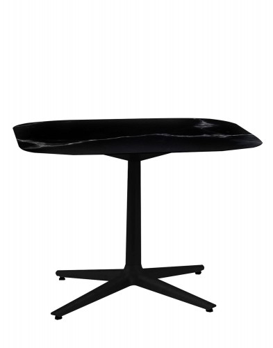 Стол Multiplo (черный) 99х99см, мрамор, крестообразное основание Стол Multiplo (черный) 99х99см, мрамор, крестообразное основание