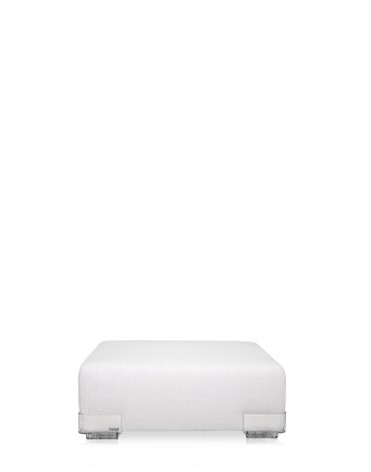 Пуф Plastics Duo (белый/кристалл) 88x88см Пуф Plastics Duo (белый/кристалл) 88x88см