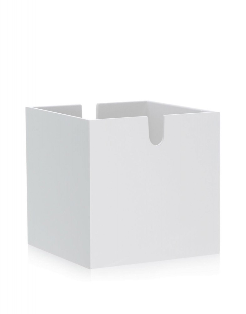 Шкаф книжный сборный Polvara (белый) Куб