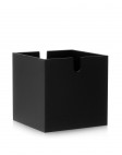 Шкаф книжный сборный Polvara (черный) Куб