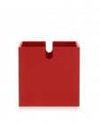 Шкаф книжный сборный Polvara (красный) Куб