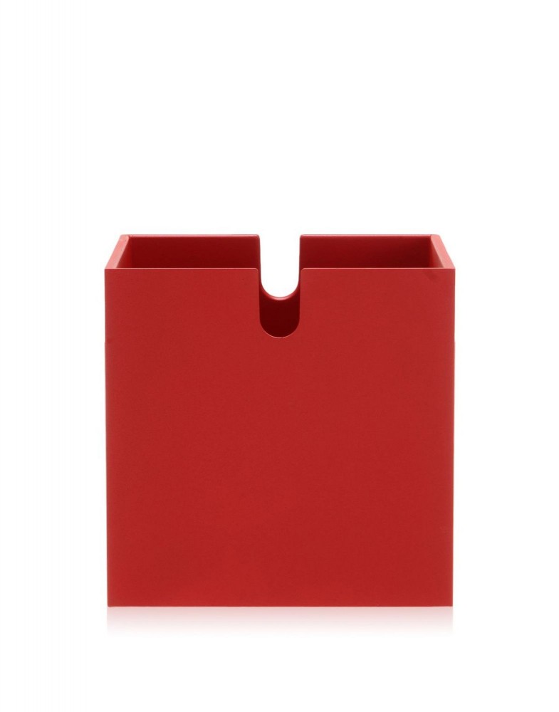 Шкаф книжный сборный Polvara (красный) Куб