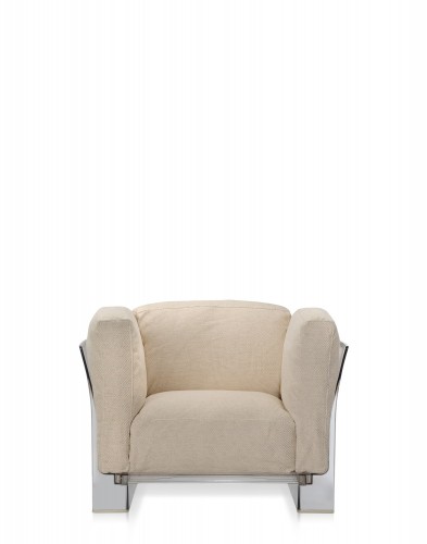 Кресло Pop Duo (бежевое/кристалл)