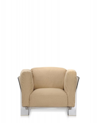 Кресло Pop Duo (коричневое/кристалл)