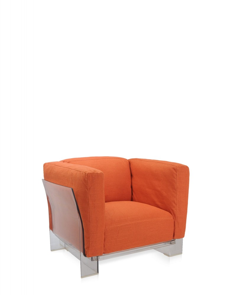 Кресло Pop Duo (оранжевое/кристалл)