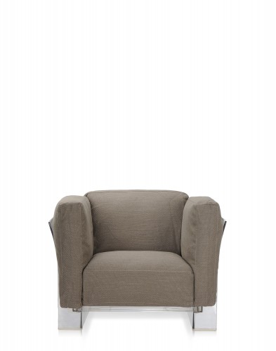 Кресло Pop Duo (серое/кристалл)