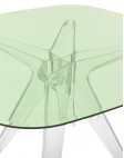 Стол Sir Gio (зеленый/кристалл)