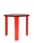 Столик журнальный T-Table (красный) высота 36см