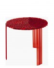 Столик журнальный T-Table (красный) высота 44см