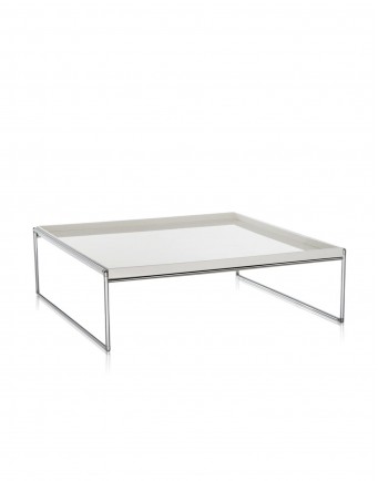 Столик журнальный Trays (белый) 80x80см Столик журнальный Trays (белый) 80x80см