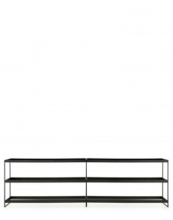Консоль Trays (черная) 240смx40см