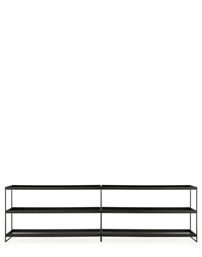 Консоль Trays (черная) 240смx40см