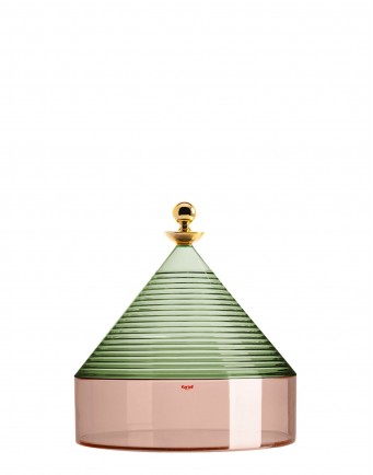 Клош Trullo (зеленый/розовый)